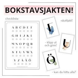 Bokstavsjakten! (med bilder)