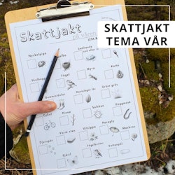 Skattjakt i naturen - tema vår