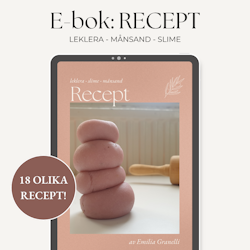 E-bok: Recept - leklera, månsand och slime