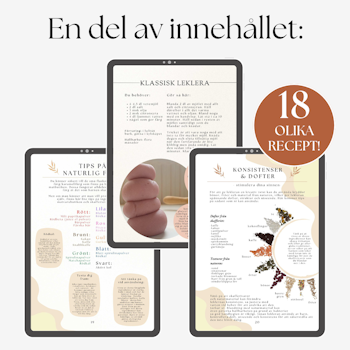 E-bok: Recept - leklera, månsand och slime