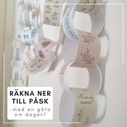 Räkna ner till påsk - en gåta om dagen