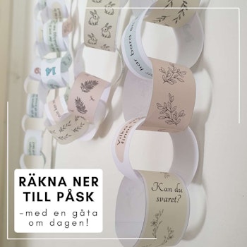 Räkna ner till påsk - en gåta om dagen