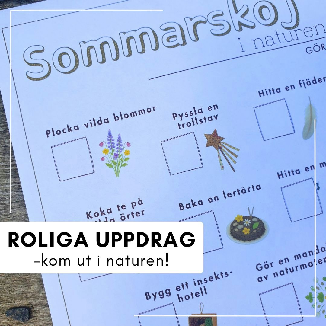 Min sommarlista - gör & bocka av!