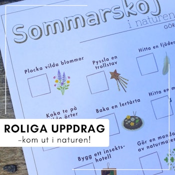 Min sommarlista - gör & bocka av!