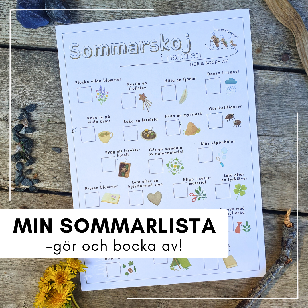 Min sommarlista - gör & bocka av!