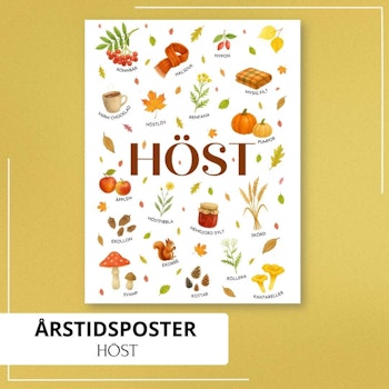 Årstidsposter - höst