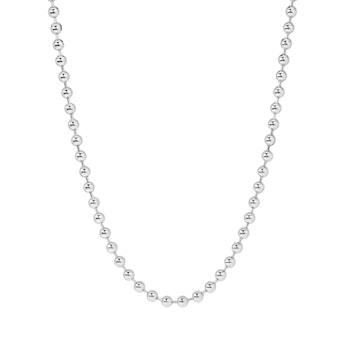 Emma Israelsson LARGE GLOBE CHAIN SILVER