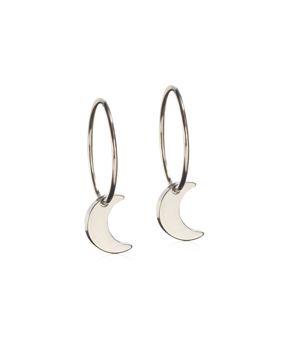 Blomdahl Ear Ring, Pendant Moon