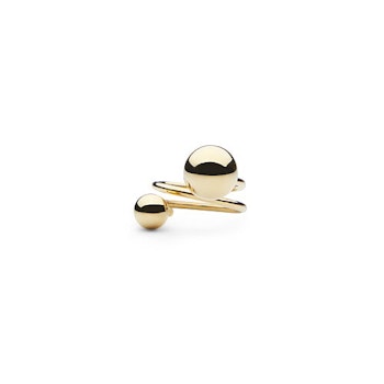 CU jewellery Globe big ring gold