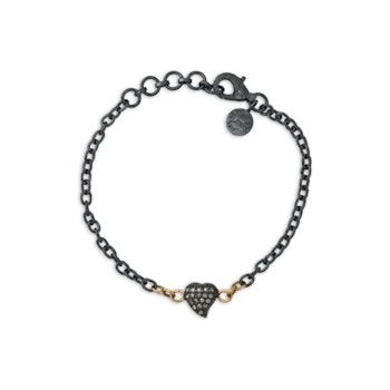 By Birdie Bracelet Chain Victoria Heart Pave