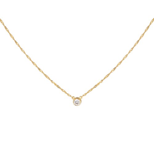 CU Jewellery Cubic single neck 40-45 cm gold