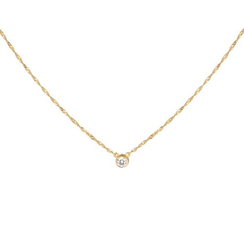 CU Jewellery Cubic single neck 40-45 cm gold