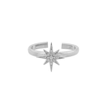 CU Jewellery One star ring silver