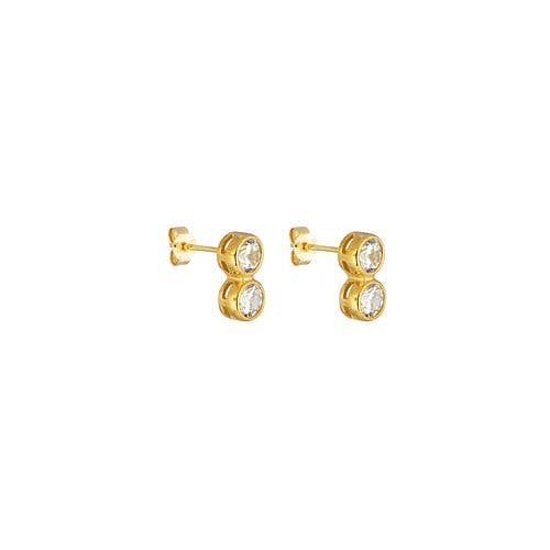 CU Jewellery Cubic twin ear gold