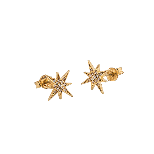 CU Jewellery One star ear gold