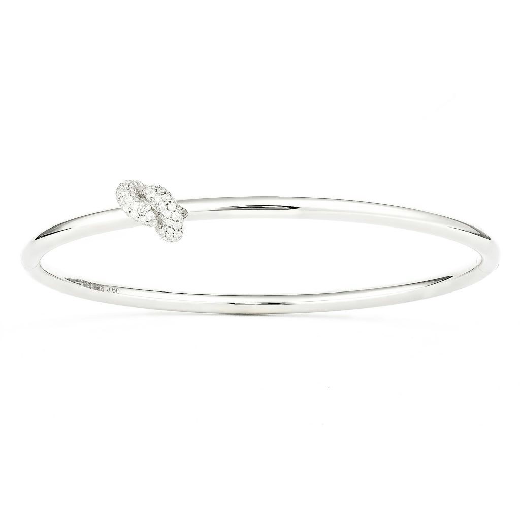 Engelbert Stockholm The Legacy Knot Bangle Diamond Pavé