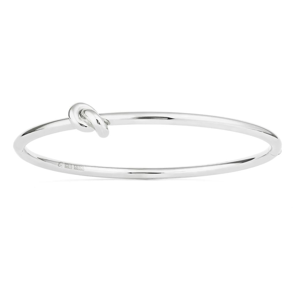 Engelbert Stockholm The Legacy Knot Bangle White Gold