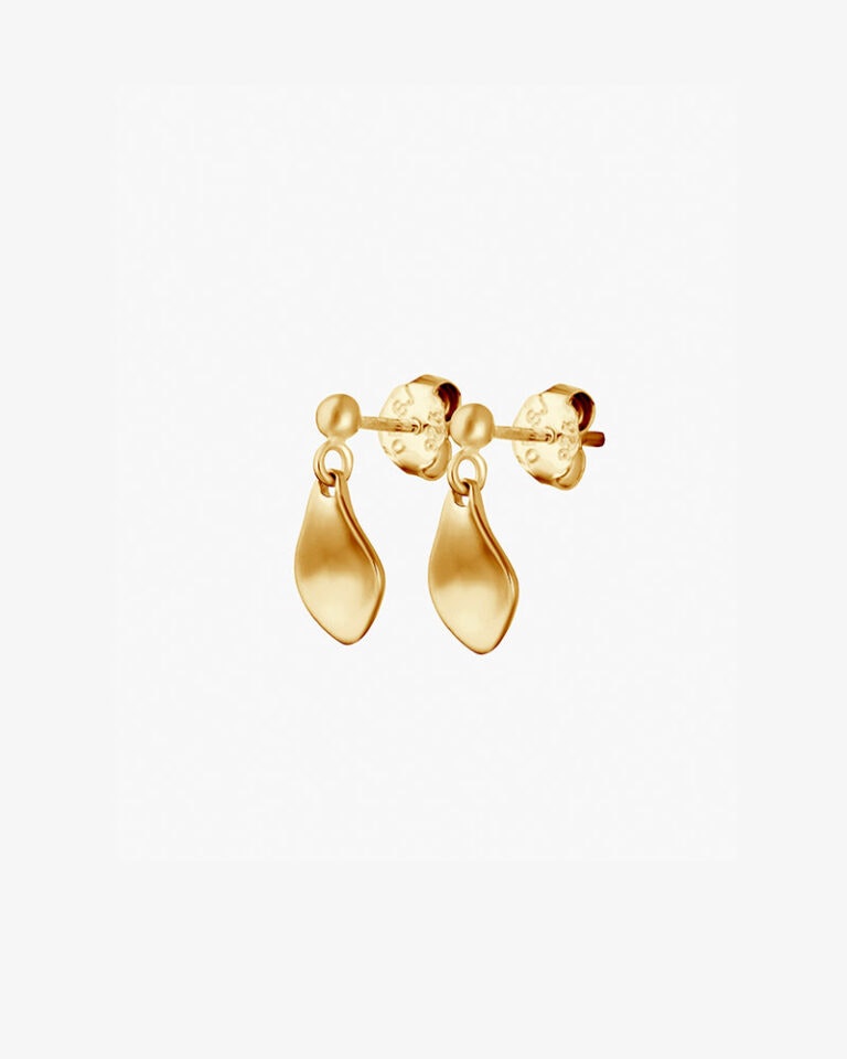 Drakenberg Sjölin GAIAS GRACE DROP STUDS GOLD