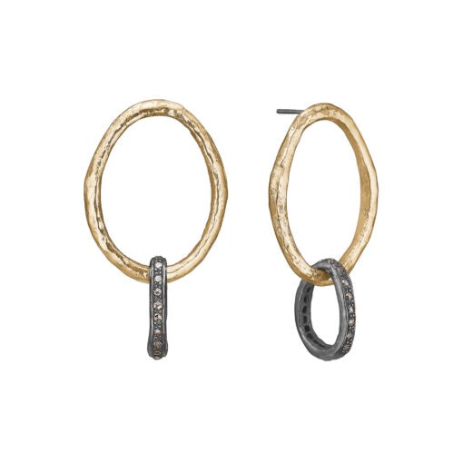 By Birdie Ears Onassis Loop Pavé