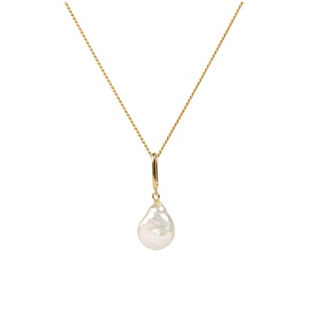 Emma Israelsson BAROQUE PEARL NECKLACE GOLD