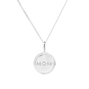 Emma Israelsson MOM COIN NECKLACE SILVER