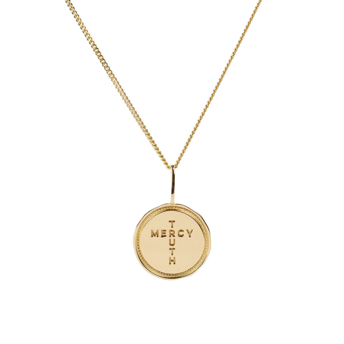 Emma Israelsson CROSS COIN NECKLACE GOLD