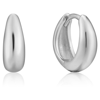 ANIA HAIE LUXE HUGGIE HOOP EARRINGS