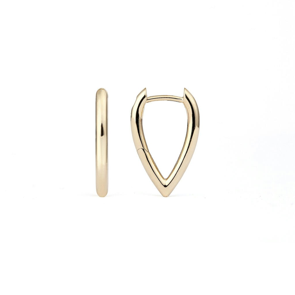 Engelbert Stockholm Drop Link Earrings Mini Plain 18 mm