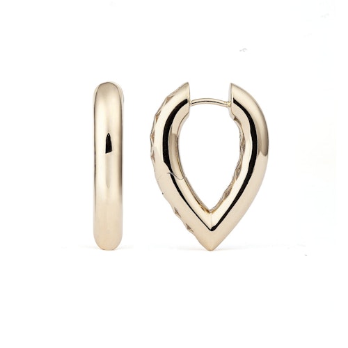 Engelbert Stockholm Drop Link Earrings Medium Plain 25 mm