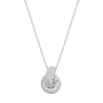 Edblad Redondo Sparkle Necklace S Rhodium