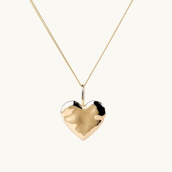 Emma Israelsson ORGANIC HEART NECKLACE GOLD 45cm
