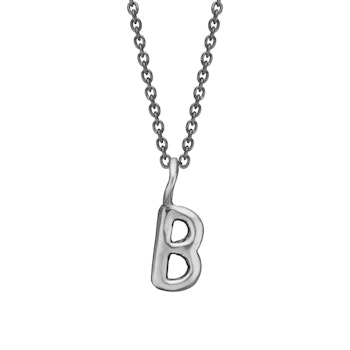 Nordic Silver Bogstav Vedhæng