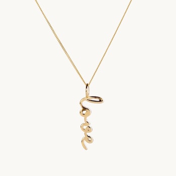 Emma Israelsson LOVE NECKLACE GOLD - 45 CM