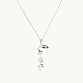 Emma Israelsson LOVE NECKLACE SILVER - 45 CM