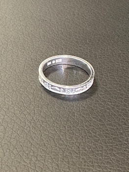 Norrbottensring Mini silver