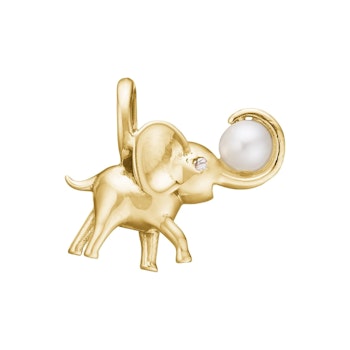 By Birdie Hannibal Guld Elefant Hängen