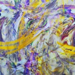Bivaxduk Abstract Yellow Illusion