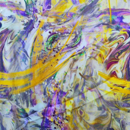 Bivaxduk Abstract Yellow Illusion
