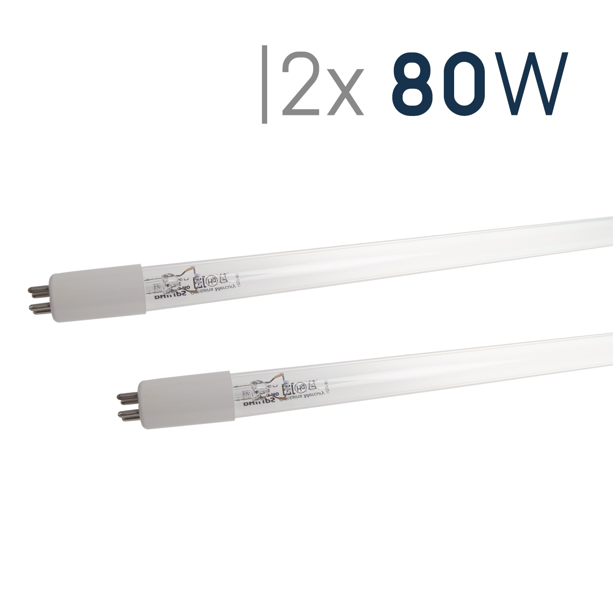TeslaGEN® 2x 80W UV-C - Lampor