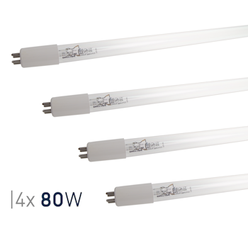 TeslaGEN® 4x 80W UV-C - Lampor