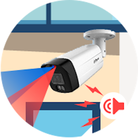 Dahua bevakningskamera  8MP Smart Dual Illumination Active Deterrence TiOC Lins 2,8mm