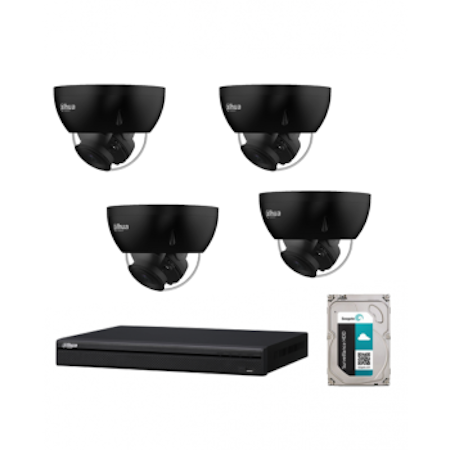 Dahua Medium paket 4 BLACK-Serie