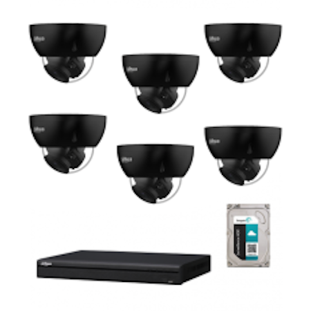 Dahua Large paket  6 PRO BLACK-serie