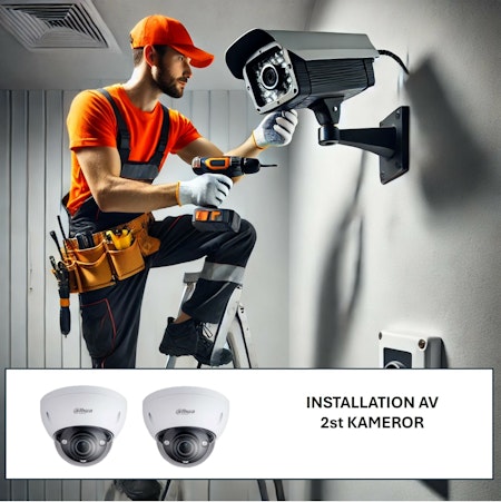 Köp till installation 2st kameror