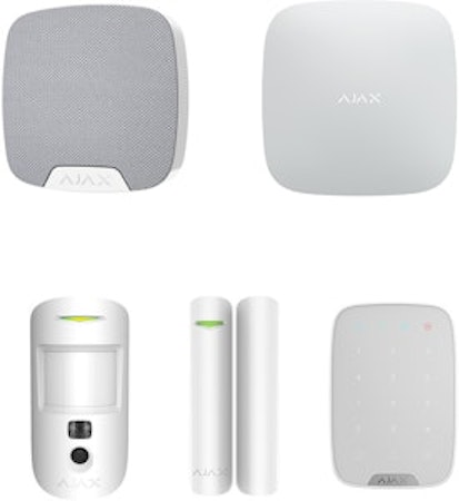 Ajax 4G Baspaket midi kamera White