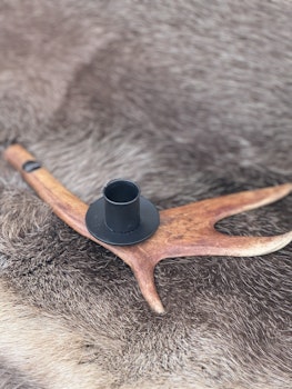 Renhornsljusstake