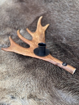 Renhornsljusstake