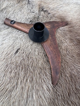 Renhornsljusstake