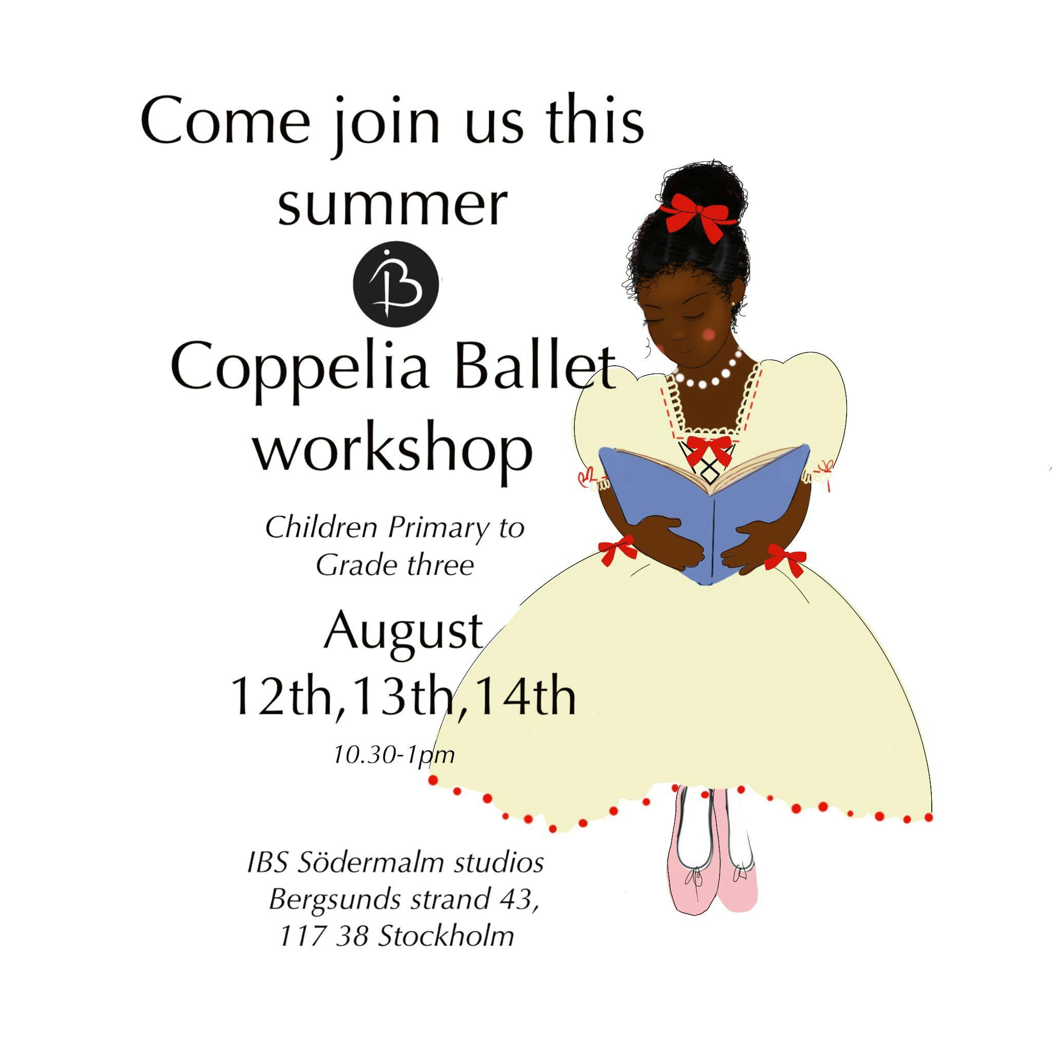 Coppelia Workshop (12 - 14th August 2023 10.30 - 13.00)