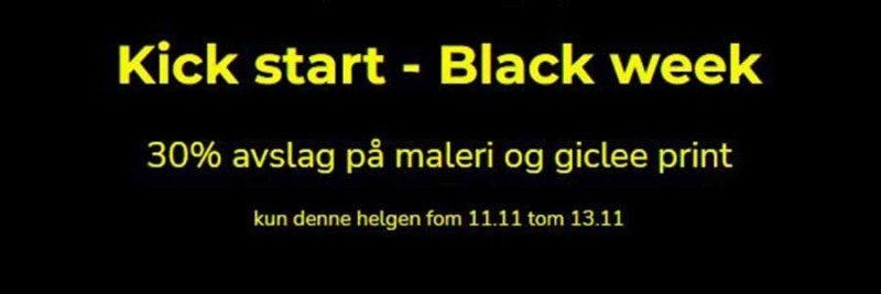 Kick start  - Black week